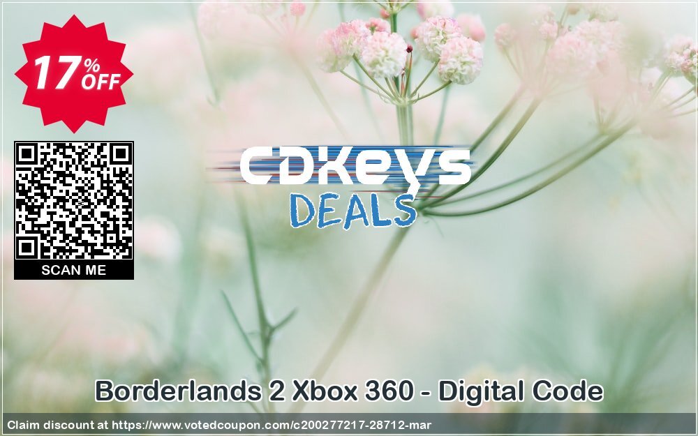 Borderlands 2 Xbox 360 - Digital Code Coupon, discount Borderlands 2 Xbox 360 - Digital Code Deal. Promotion: Borderlands 2 Xbox 360 - Digital Code Exclusive Easter Sale offer 