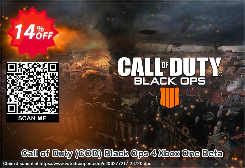 Call of Duty, COD Black Ops 4 Xbox One Beta Coupon Code Apr 2024, 14% OFF - VotedCoupon