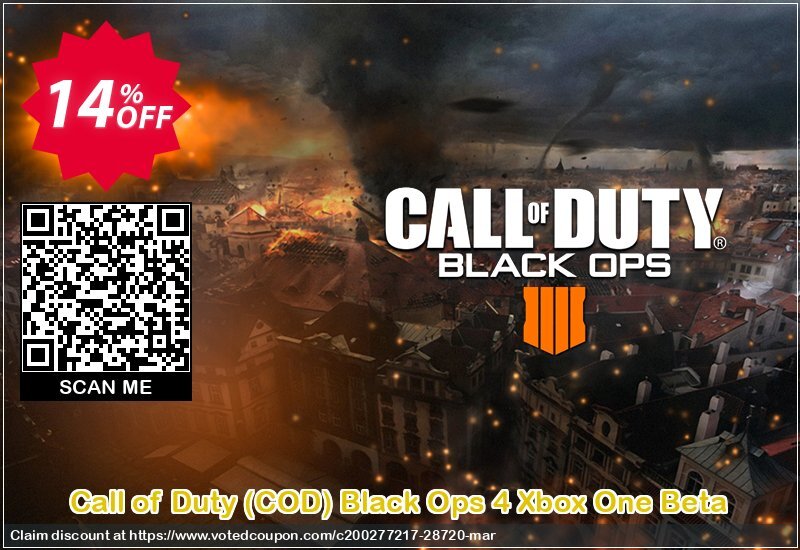 Call of Duty, COD Black Ops 4 Xbox One Beta Coupon Code Apr 2024, 14% OFF - VotedCoupon