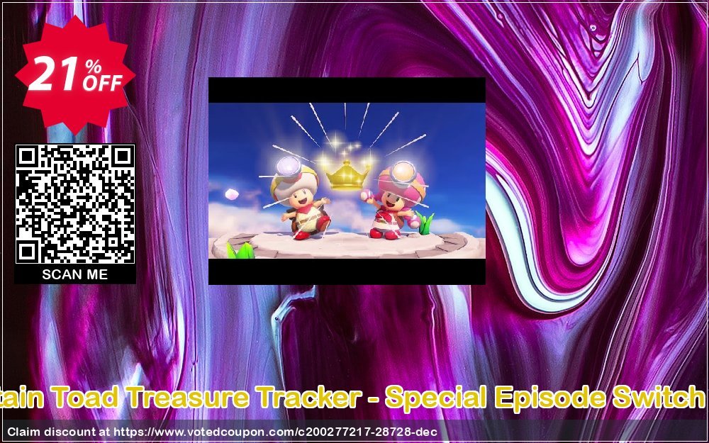 Captain Toad Treasure Tracker - Special Episode Switch DLC Coupon Code May 2024, 21% OFF - VotedCoupon