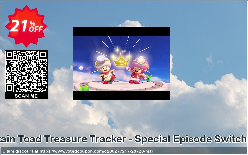 Captain Toad Treasure Tracker - Special Episode Switch DLC Coupon, discount Captain Toad Treasure Tracker - Special Episode Switch DLC Deal. Promotion: Captain Toad Treasure Tracker - Special Episode Switch DLC Exclusive Easter Sale offer 