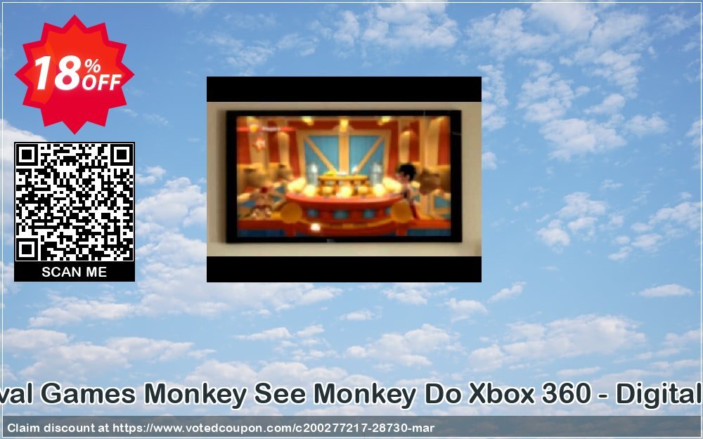 Carnival Games Monkey See Monkey Do Xbox 360 - Digital Code Coupon Code Apr 2024, 18% OFF - VotedCoupon