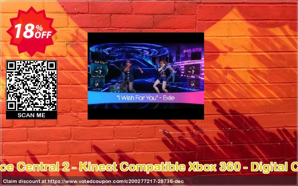 Dance Central 2 - Kinect Compatible Xbox 360 - Digital Code Coupon, discount Dance Central 2 - Kinect Compatible Xbox 360 - Digital Code Deal. Promotion: Dance Central 2 - Kinect Compatible Xbox 360 - Digital Code Exclusive Easter Sale offer 