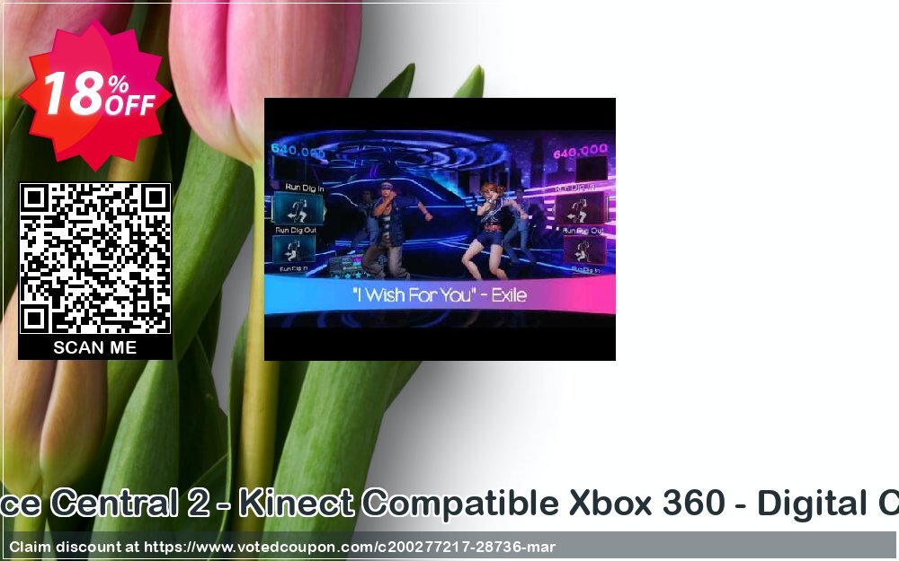 Dance Central 2 - Kinect Compatible Xbox 360 - Digital Code Coupon, discount Dance Central 2 - Kinect Compatible Xbox 360 - Digital Code Deal. Promotion: Dance Central 2 - Kinect Compatible Xbox 360 - Digital Code Exclusive Easter Sale offer 