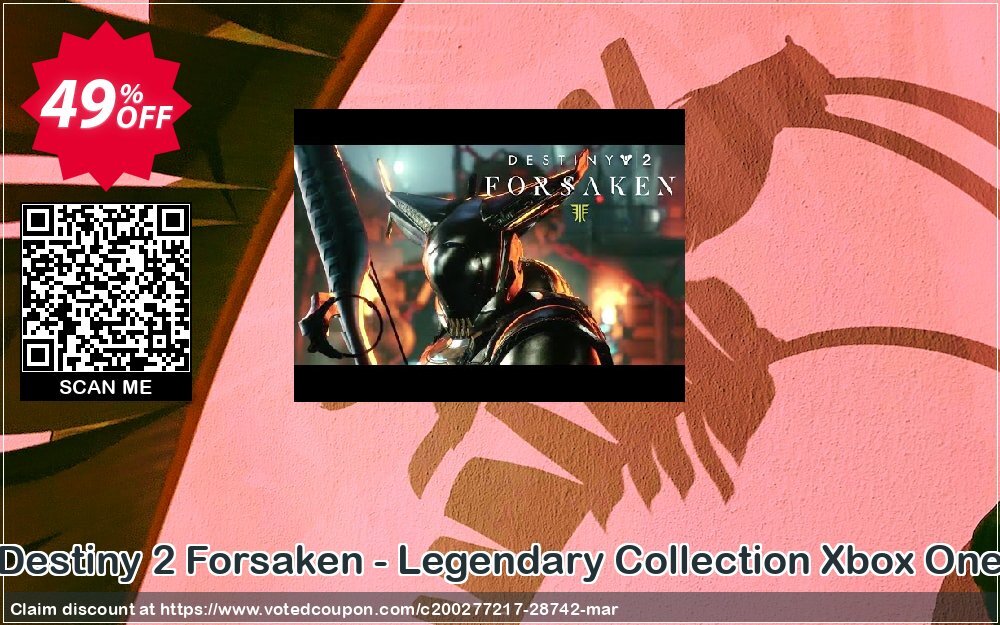 Destiny 2 Forsaken - Legendary Collection Xbox One Coupon, discount Destiny 2 Forsaken - Legendary Collection Xbox One Deal. Promotion: Destiny 2 Forsaken - Legendary Collection Xbox One Exclusive Easter Sale offer 