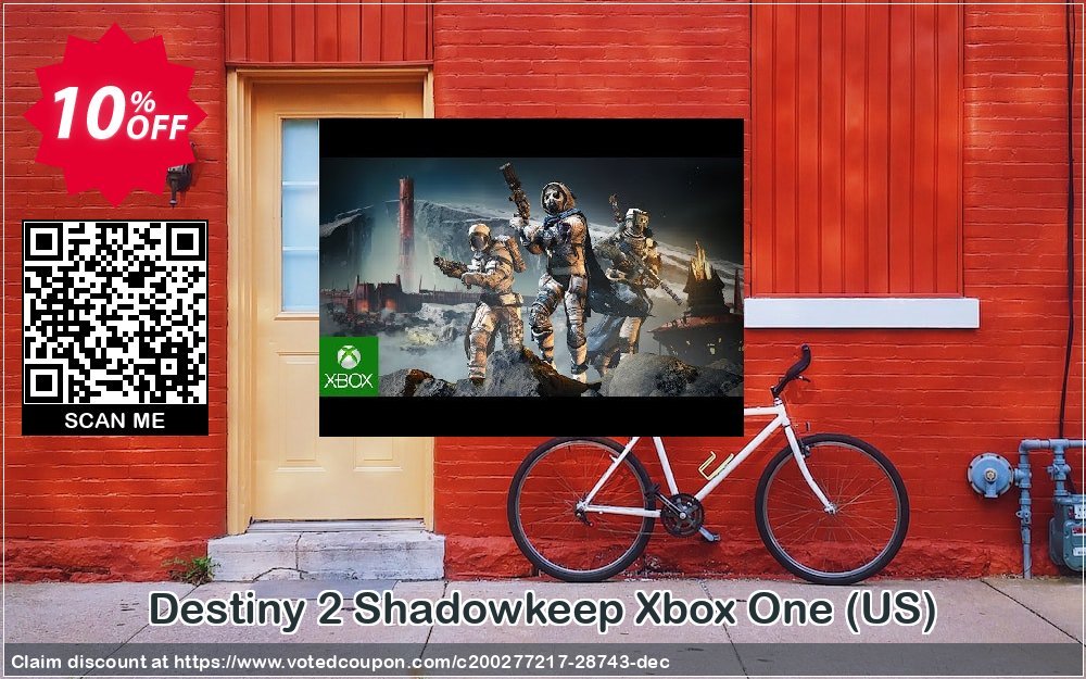 Destiny 2 Shadowkeep Xbox One, US  Coupon, discount Destiny 2 Shadowkeep Xbox One (US) Deal. Promotion: Destiny 2 Shadowkeep Xbox One (US) Exclusive Easter Sale offer 