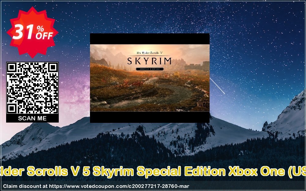 Elder Scrolls V 5 Skyrim Special Edition Xbox One, US  Coupon, discount Elder Scrolls V 5 Skyrim Special Edition Xbox One (US) Deal. Promotion: Elder Scrolls V 5 Skyrim Special Edition Xbox One (US) Exclusive Easter Sale offer 