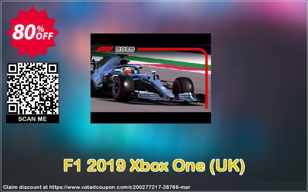 F1 2019 Xbox One, UK  Coupon Code Apr 2024, 80% OFF - VotedCoupon