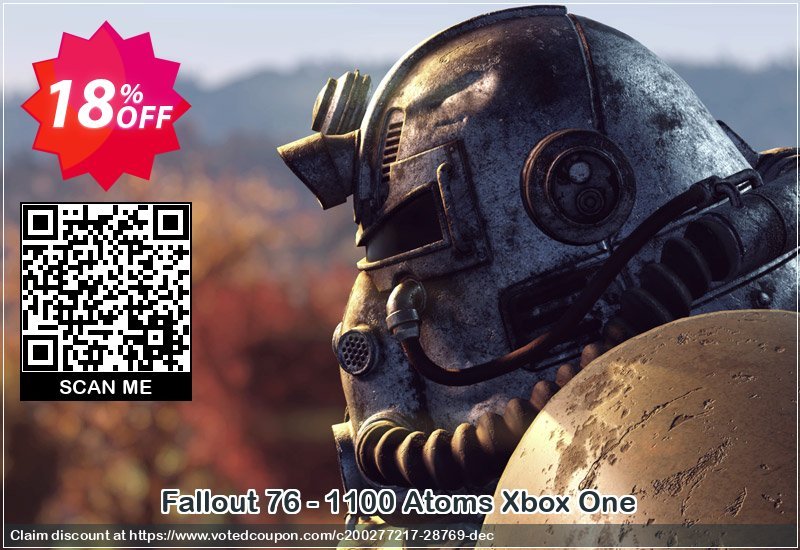 Fallout 76 - 1100 Atoms Xbox One Coupon Code Apr 2024, 18% OFF - VotedCoupon