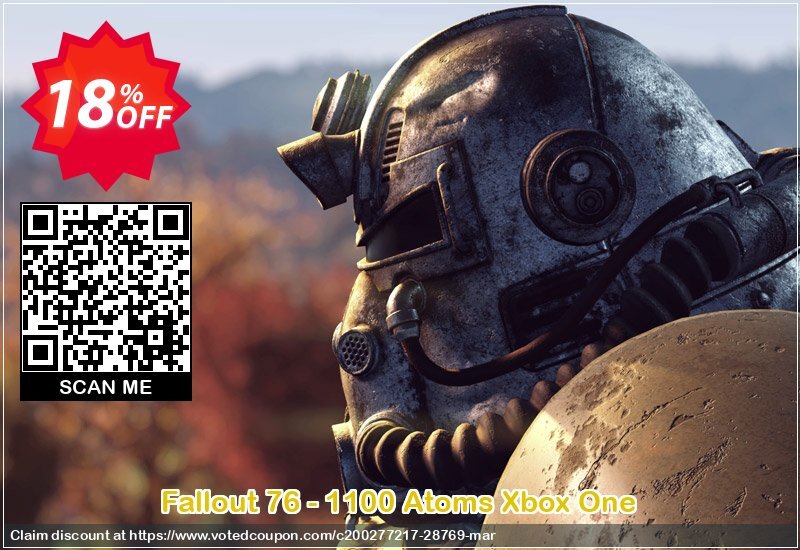 Fallout 76 - 1100 Atoms Xbox One Coupon, discount Fallout 76 - 1100 Atoms Xbox One Deal. Promotion: Fallout 76 - 1100 Atoms Xbox One Exclusive Easter Sale offer 