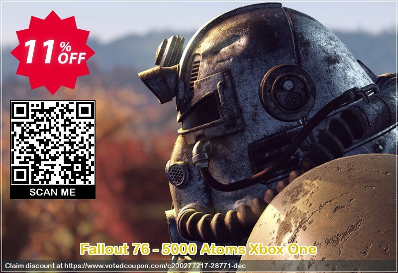 Fallout 76 - 5000 Atoms Xbox One Coupon Code Apr 2024, 11% OFF - VotedCoupon