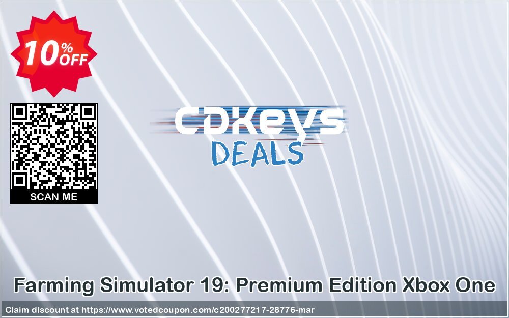 Farming Simulator 19: Premium Edition Xbox One Coupon Code Jun 2024, 10% OFF - VotedCoupon