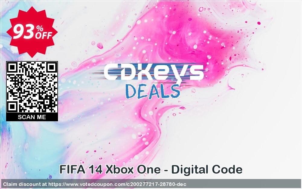 FIFA 14 Xbox One - Digital Code Coupon Code Apr 2024, 93% OFF - VotedCoupon