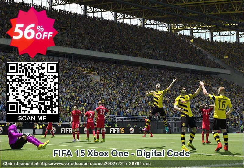 FIFA 15 Xbox One - Digital Code Coupon Code Apr 2024, 56% OFF - VotedCoupon