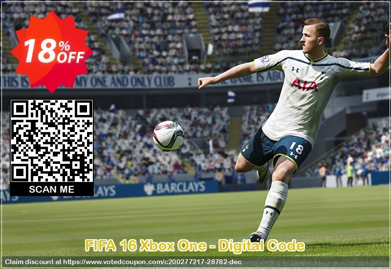 FIFA 16 Xbox One - Digital Code Coupon Code Apr 2024, 18% OFF - VotedCoupon