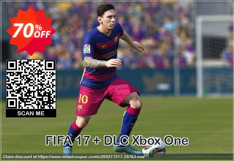 FIFA 17 + DLC Xbox One Coupon, discount FIFA 17 + DLC Xbox One Deal. Promotion: FIFA 17 + DLC Xbox One Exclusive Easter Sale offer 