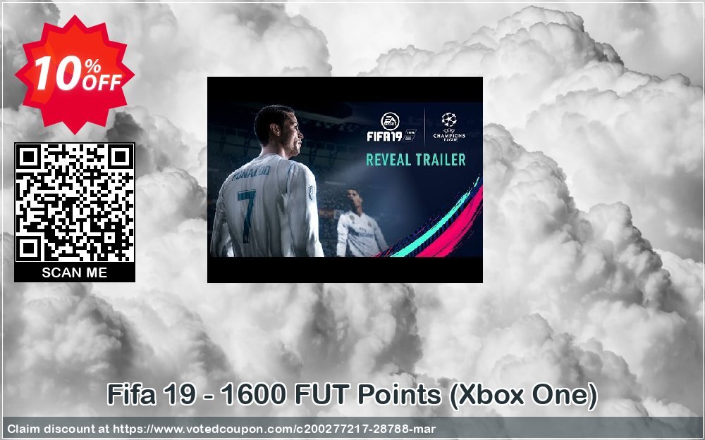 Fifa 19 - 1600 FUT Points, Xbox One  Coupon, discount Fifa 19 - 1600 FUT Points (Xbox One) Deal. Promotion: Fifa 19 - 1600 FUT Points (Xbox One) Exclusive Easter Sale offer 