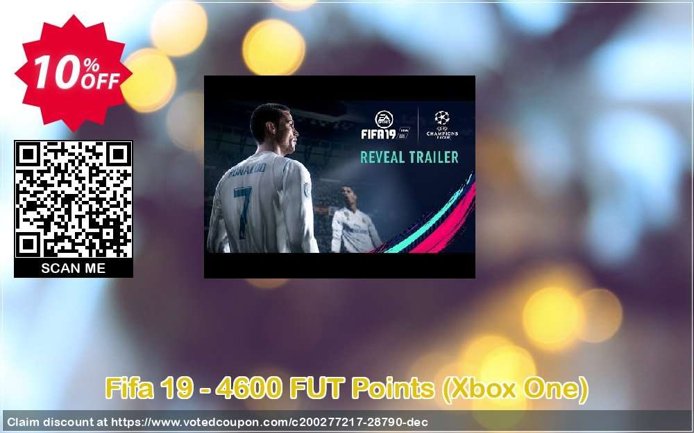 Fifa 19 - 4600 FUT Points, Xbox One  Coupon, discount Fifa 19 - 4600 FUT Points (Xbox One) Deal. Promotion: Fifa 19 - 4600 FUT Points (Xbox One) Exclusive Easter Sale offer 
