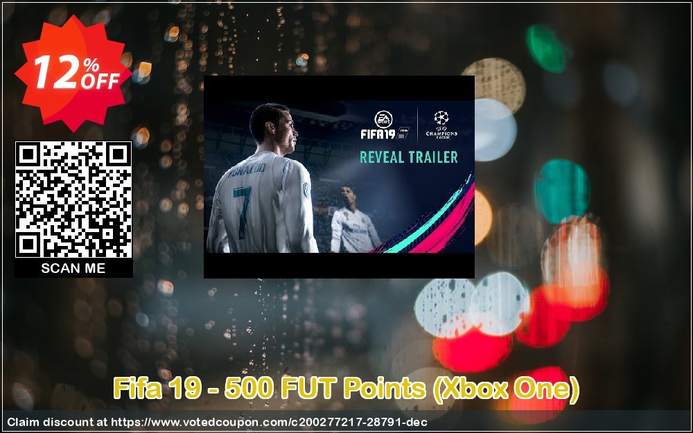 Fifa 19 - 500 FUT Points, Xbox One  Coupon, discount Fifa 19 - 500 FUT Points (Xbox One) Deal. Promotion: Fifa 19 - 500 FUT Points (Xbox One) Exclusive Easter Sale offer 