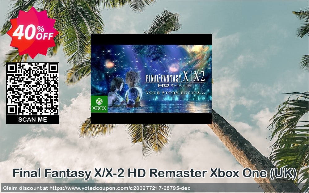 Final Fantasy X/X-2 HD Remaster Xbox One, UK  Coupon Code Apr 2024, 40% OFF - VotedCoupon