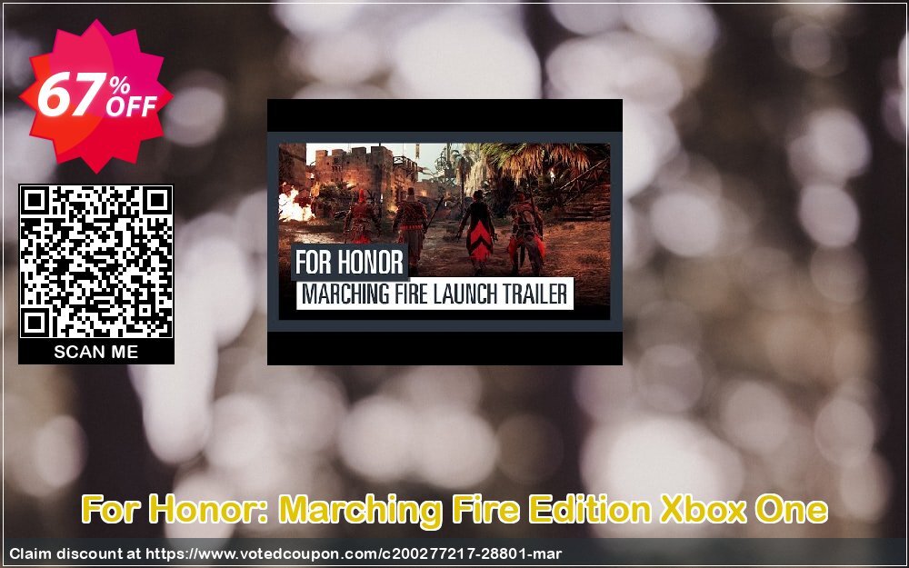 For Honor: Marching Fire Edition Xbox One Coupon Code Apr 2024, 67% OFF - VotedCoupon