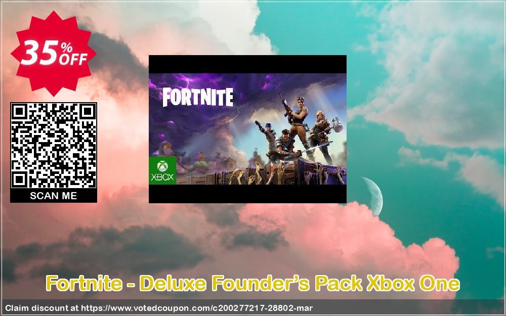 Fortnite - Deluxe Founder’s Pack Xbox One Coupon Code Apr 2024, 35% OFF - VotedCoupon