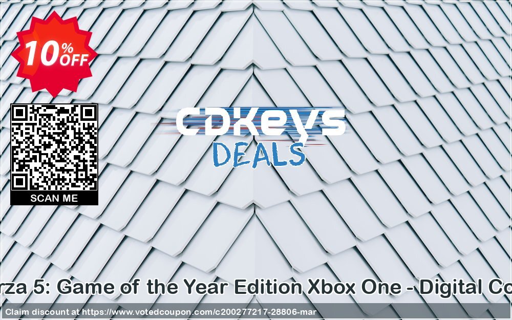 Forza 5: Game of the Year Edition Xbox One - Digital Code Coupon Code Apr 2024, 10% OFF - VotedCoupon