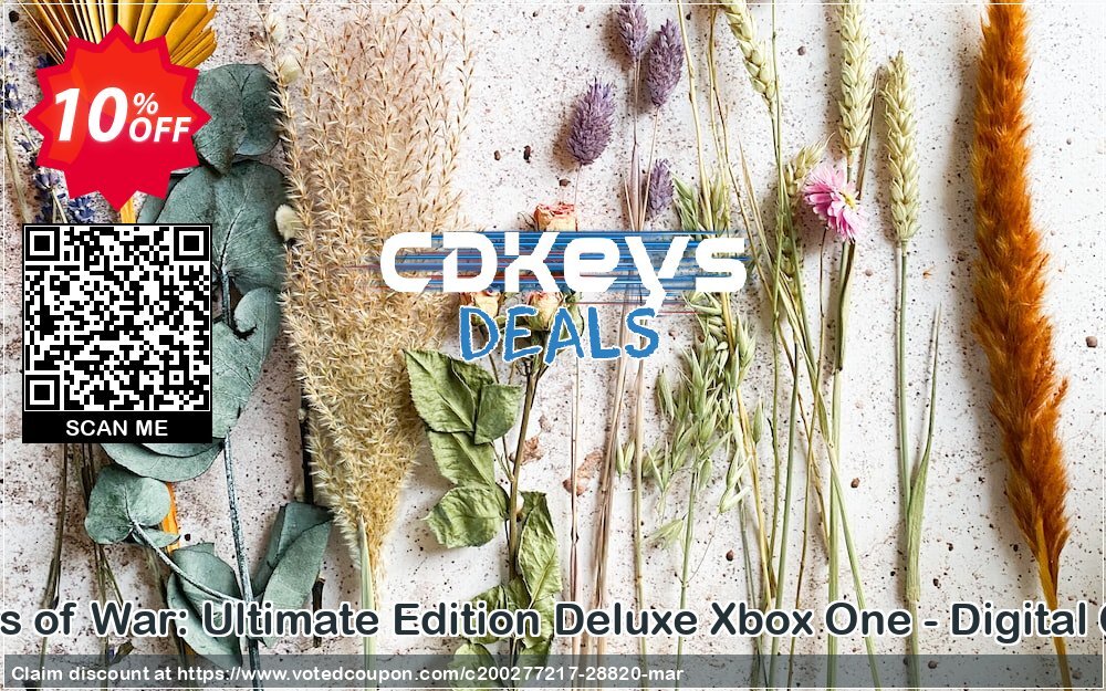 Gears of War: Ultimate Edition Deluxe Xbox One - Digital Code Coupon Code Jun 2024, 10% OFF - VotedCoupon