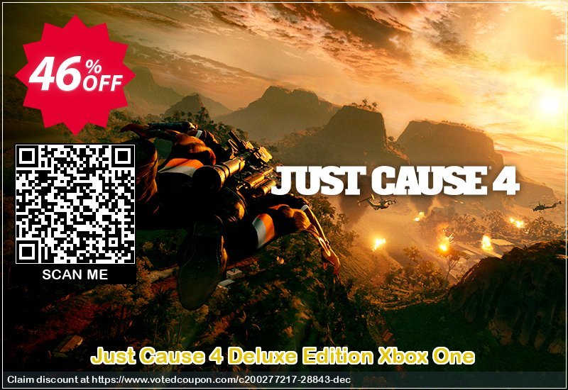 Just Cause 4 Deluxe Edition Xbox One Coupon, discount Just Cause 4 Deluxe Edition Xbox One Deal. Promotion: Just Cause 4 Deluxe Edition Xbox One Exclusive Easter Sale offer 