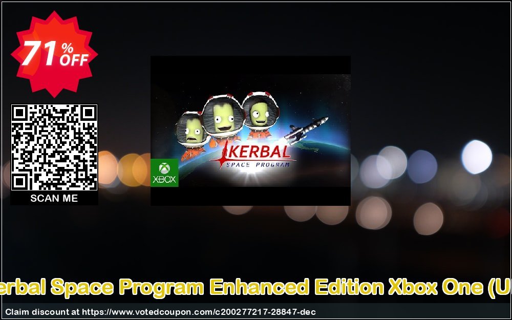 Kerbal Space Program Enhanced Edition Xbox One, UK  Coupon Code Apr 2024, 71% OFF - VotedCoupon