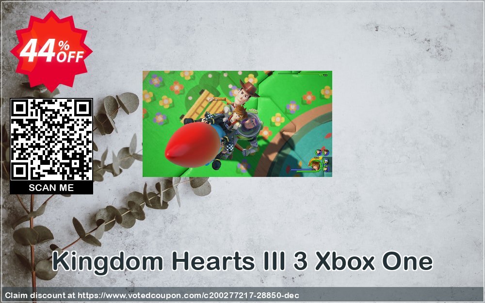 Kingdom Hearts III 3 Xbox One Coupon Code May 2024, 44% OFF - VotedCoupon