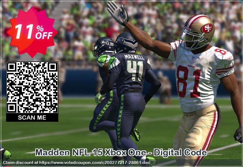 Madden NFL 15 Xbox One - Digital Code Coupon, discount Madden NFL 15 Xbox One - Digital Code Deal. Promotion: Madden NFL 15 Xbox One - Digital Code Exclusive Easter Sale offer 