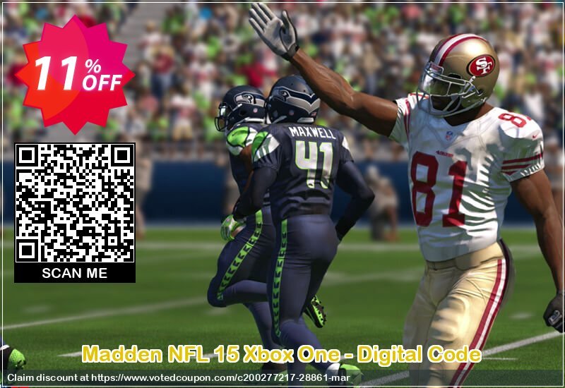 Madden NFL 15 Xbox One - Digital Code Coupon Code Apr 2024, 11% OFF - VotedCoupon