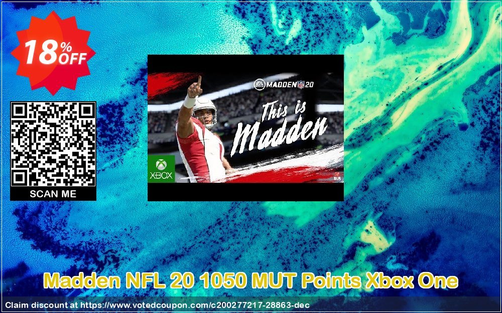 Madden NFL 20 1050 MUT Points Xbox One Coupon, discount Madden NFL 20 1050 MUT Points Xbox One Deal. Promotion: Madden NFL 20 1050 MUT Points Xbox One Exclusive Easter Sale offer 