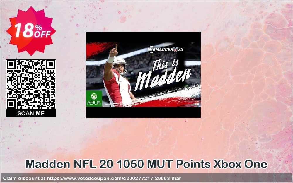 Madden NFL 20 1050 MUT Points Xbox One Coupon, discount Madden NFL 20 1050 MUT Points Xbox One Deal. Promotion: Madden NFL 20 1050 MUT Points Xbox One Exclusive Easter Sale offer 