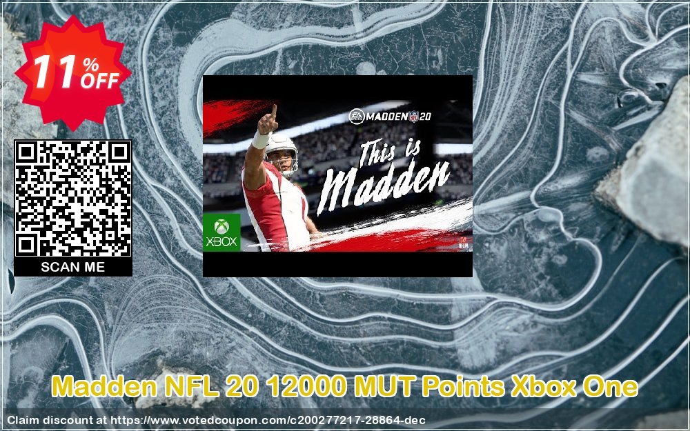 Madden NFL 20 12000 MUT Points Xbox One Coupon Code May 2024, 11% OFF - VotedCoupon