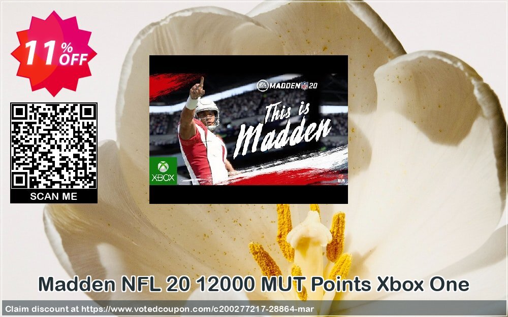 Madden NFL 20 12000 MUT Points Xbox One Coupon Code May 2024, 11% OFF - VotedCoupon