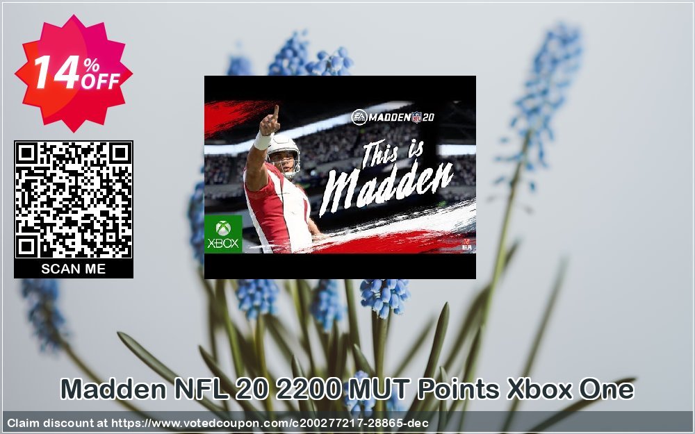 Madden NFL 20 2200 MUT Points Xbox One Coupon Code Apr 2024, 14% OFF - VotedCoupon