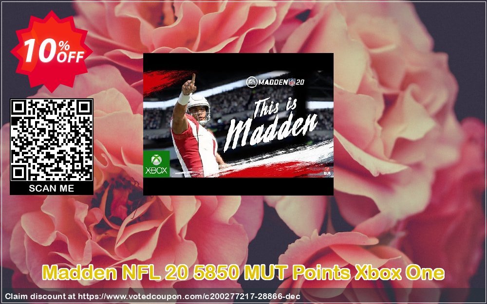 Madden NFL 20 5850 MUT Points Xbox One Coupon Code Apr 2024, 10% OFF - VotedCoupon