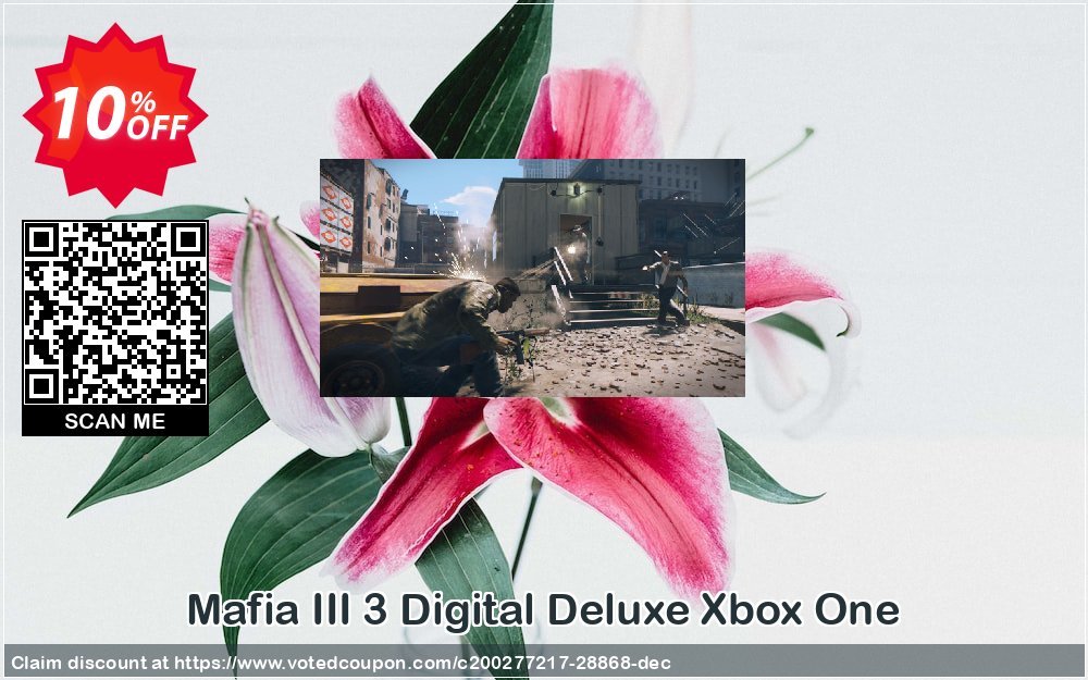 Mafia III 3 Digital Deluxe Xbox One Coupon, discount Mafia III 3 Digital Deluxe Xbox One Deal. Promotion: Mafia III 3 Digital Deluxe Xbox One Exclusive Easter Sale offer 