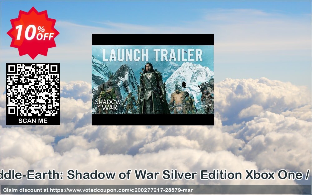 Middle-Earth: Shadow of War Silver Edition Xbox One / PC Coupon Code Apr 2024, 10% OFF - VotedCoupon