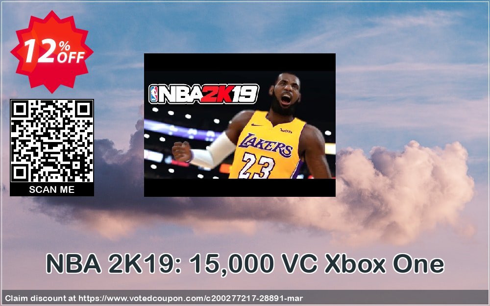 NBA 2K19: 15,000 VC Xbox One Coupon, discount NBA 2K19: 15,000 VC Xbox One Deal. Promotion: NBA 2K19: 15,000 VC Xbox One Exclusive Easter Sale offer 