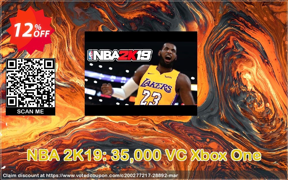 NBA 2K19: 35,000 VC Xbox One Coupon, discount NBA 2K19: 35,000 VC Xbox One Deal. Promotion: NBA 2K19: 35,000 VC Xbox One Exclusive Easter Sale offer 