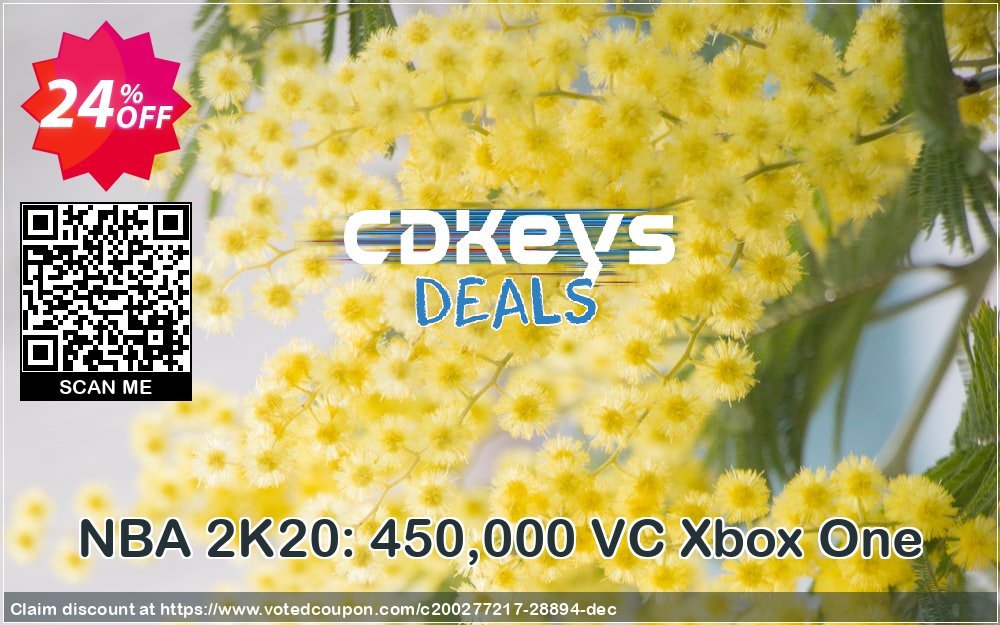 NBA 2K20: 450,000 VC Xbox One Coupon Code May 2024, 24% OFF - VotedCoupon