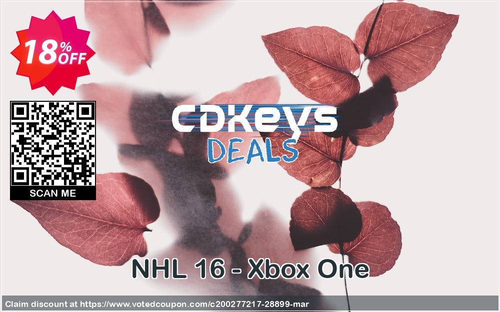 NHL 16 - Xbox One Coupon Code Apr 2024, 18% OFF - VotedCoupon