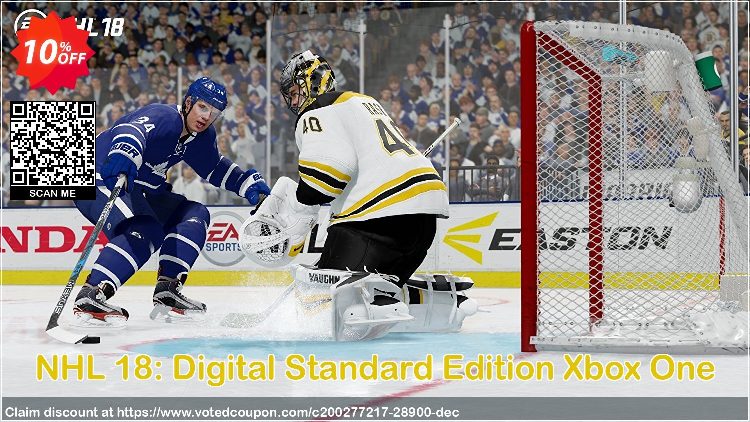 NHL 18: Digital Standard Edition Xbox One Coupon Code Apr 2024, 10% OFF - VotedCoupon