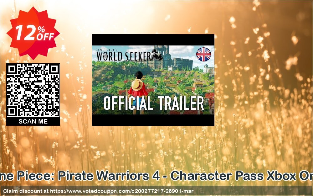 One Piece: Pirate Warriors 4 - Character Pass Xbox One Coupon, discount One Piece: Pirate Warriors 4 - Character Pass Xbox One Deal. Promotion: One Piece: Pirate Warriors 4 - Character Pass Xbox One Exclusive Easter Sale offer 