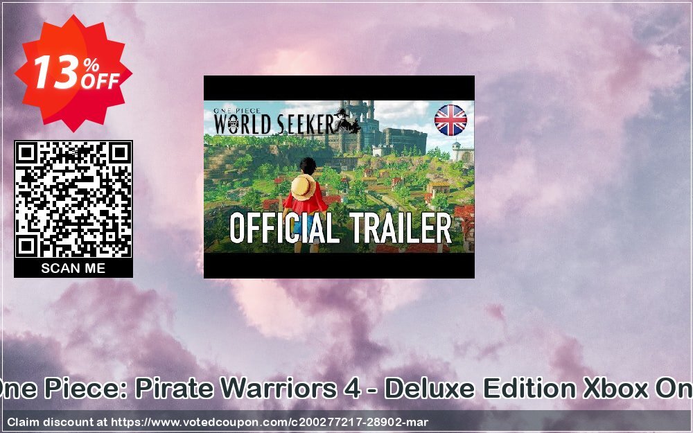 One Piece: Pirate Warriors 4 - Deluxe Edition Xbox One Coupon Code May 2024, 13% OFF - VotedCoupon