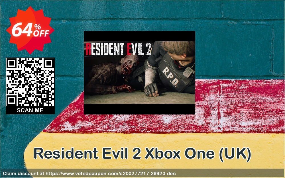 Resident Evil 2 Xbox One, UK  Coupon, discount Resident Evil 2 Xbox One (UK) Deal. Promotion: Resident Evil 2 Xbox One (UK) Exclusive Easter Sale offer 