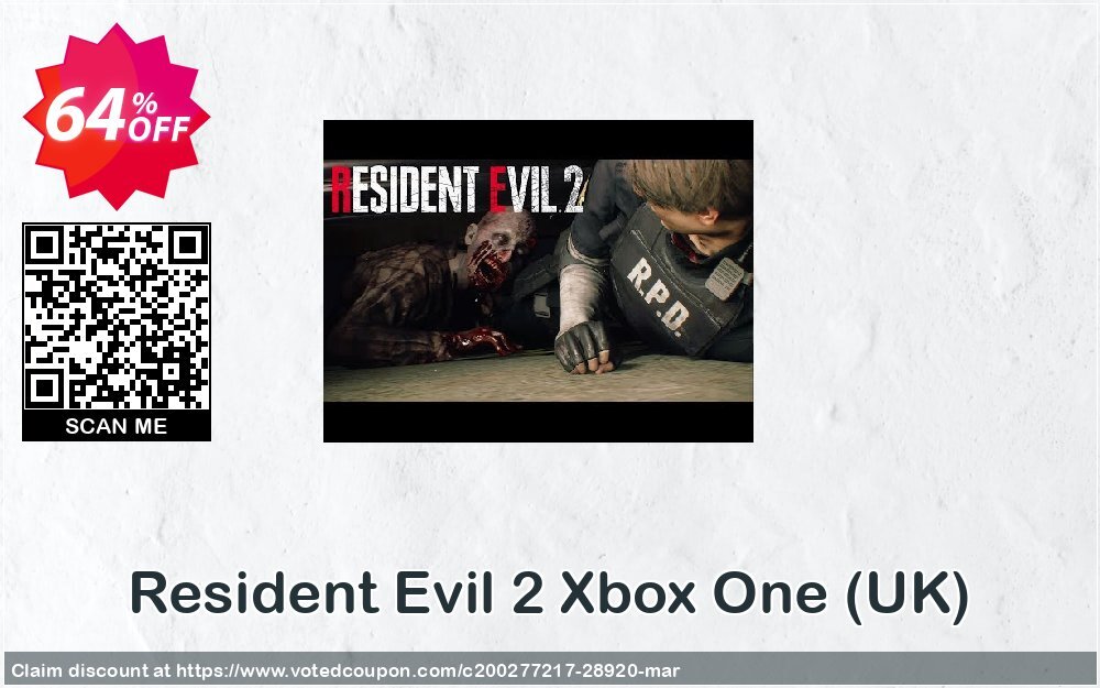 Resident Evil 2 Xbox One, UK  Coupon, discount Resident Evil 2 Xbox One (UK) Deal. Promotion: Resident Evil 2 Xbox One (UK) Exclusive Easter Sale offer 